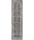 Kathy Ireland American Manor Area Rug AMR01 Grey/Ivory 2'2" x 7'6"