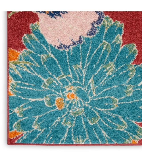 Nourison Allur Area Rug ALR06-Red Multicolor