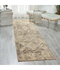 Nourison SILK ELEMENTS Area Rug Nourison Silk Elements Runner Area Rug SKE19-Mushroom