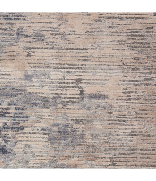 Nourison Rustic Textures Area Rug RUS05 Beige/Grey 7'10" Round