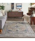 kathy ireland Home Malta Area Rug MAI02-Beige/Blue