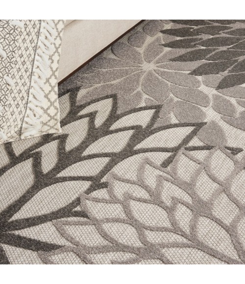 Nourison ALOHA Area Rug Nourison Aloha Area Rug ALH05-Silver Grey