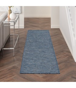 Nourison Positano - Pos01 Navy Blue Area Rug 2 ft. 2 X 8 ft. Rectangle