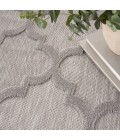 Nourison Easy Care Area Rug NES01 Silver Grey
