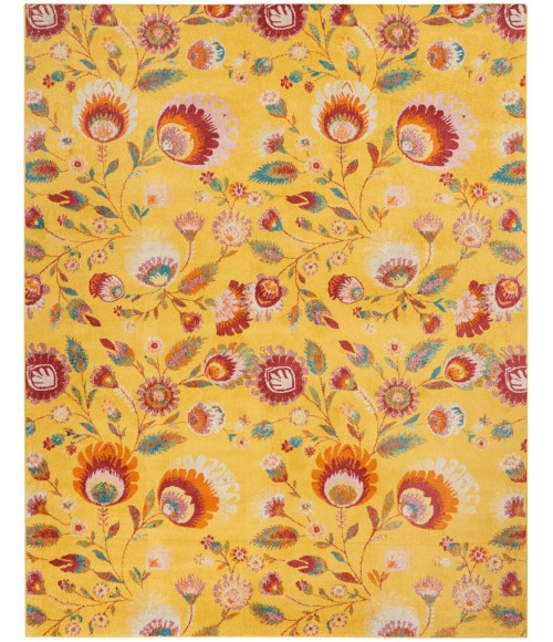 Nourison Allur Area Rug ALR08-Yellow Multicolor