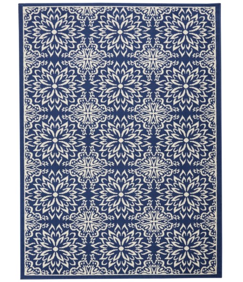 Nourison Jubilant Area Rug JUB06-Navy/Ivory
