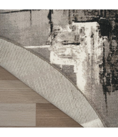 Nourison Twilight Area Rug TWI30 Grey/Ivory/Black