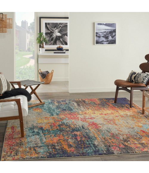 Nourison Celestial Area Rug Nourison Celestial Area Rug CES15 Multicolor