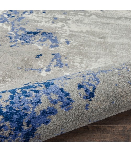 Twilight Area Rug Nourison Twilight Area Rug TWI22 Blue/Grey 2'3" x 3'