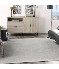 Nourison Essentials - Nre01 Silver Grey Area Rug 5 ft. X Square