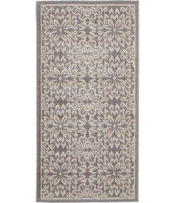 Nourison Jubilant - Jub06 Ivory Grey Area Rug 2 ft. X 4 ft. Rectangle