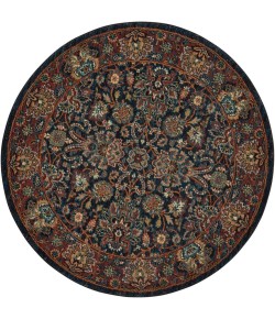 Nourison 2020 - Nr201 Navy Area Rug 5 ft. X Round