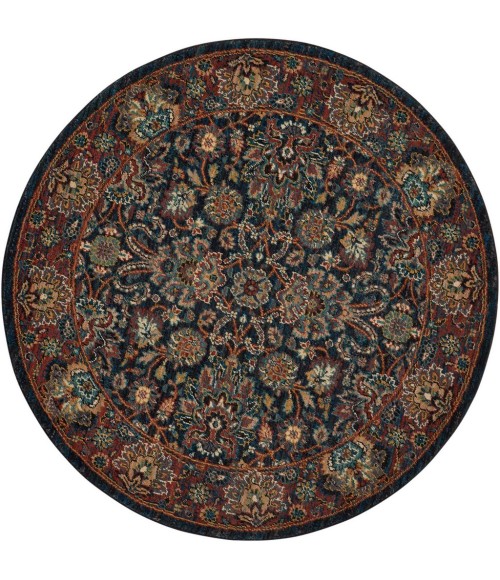 Nourison 2020 Round Area Rug NR201-Navy