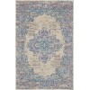 Nourison Grafix - Grf14 Ivory Pink Area Rug 3 ft. X 5 ft. Rectangle