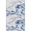 Inspire Me! Home Decor Daydream DDR01 Ivory Blue 2 ft. 2 in. X 7 ft. 6 in. Area Rug