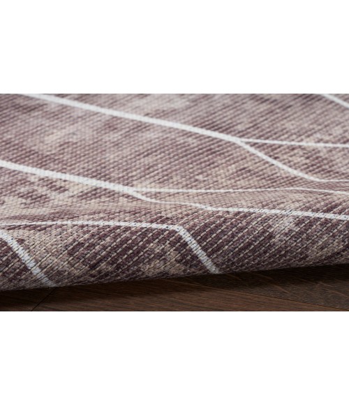 Nicole Curtis Machine Washable Series 1 Mocha SR107 2 ft. 2 in. X 8 ft. Rectangle Rug