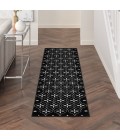 Nourison Home Nourison Essentials Black Ivory NRE04 2 ft. 2 in. X 7 ft. 6 in. Rectangle Rug
