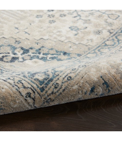 Kathy Ireland Malta Area Rug MAI18-Ivory/Grey