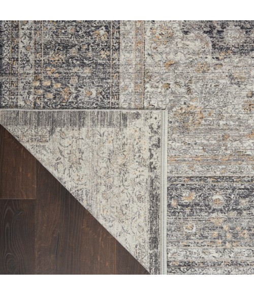 Nourison STARRY NIGHTS Area Rug Nourison Starry Nights Area Rug STN05-Charcoal/Creme