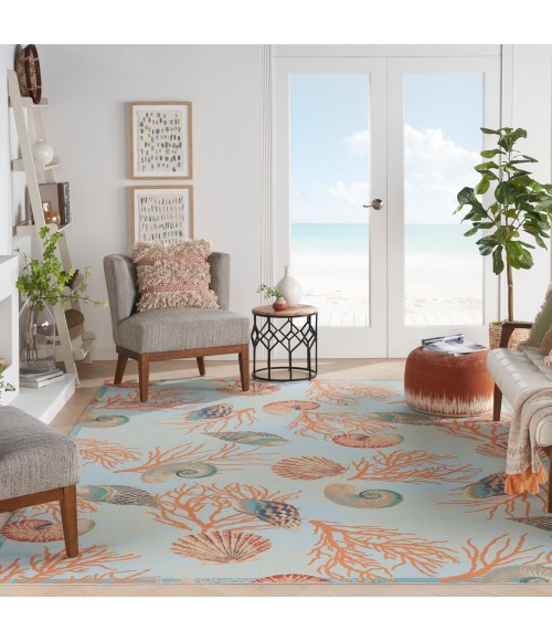 Waverly Sun N' Shade Area Rug SND92 Light Blue