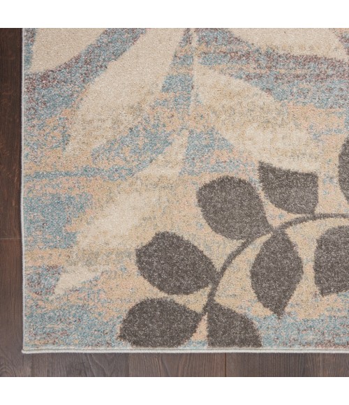 Nourison Tranquil Area Rug TRA01-Ivory/Light Blue