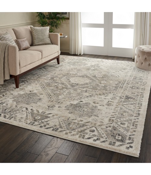 Nourison FUSION Area Rug Nourison Fusion Area Rug FSS11-Cream/Grey