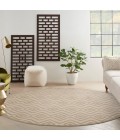 Nourison Home Versatile Cream NRV01 8 ft. Round Rug
