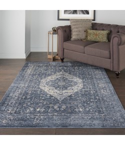 kathy ireland Home Ki25 Malta - Mai11 Navy Area Rug 3 ft. 11 X 5 ft. 7 Rectangle