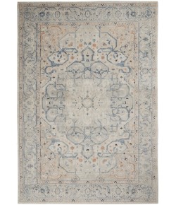 Kathy Ireland Ki25 Malta - Mai15 Ivory Grey Area Rug 9 ft. X 12 ft. Rectangle
