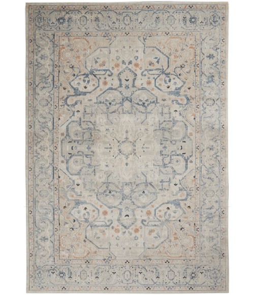 Kathy Ireland Malta Area Rug MAI15-Ivory/Grey