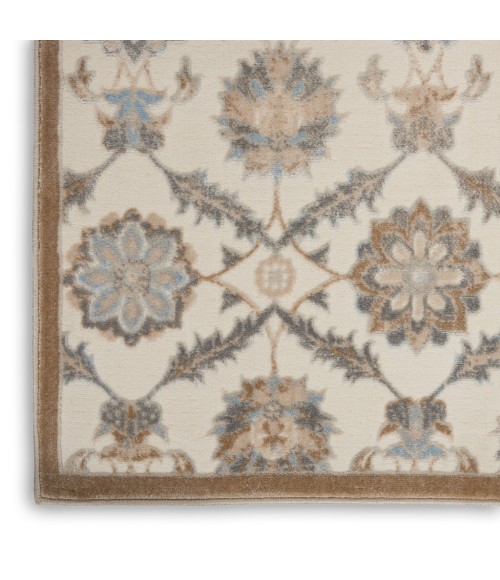Nourison GRAND VILLA Area Rug Kathy Ireland Grand Villa Area Rug KI82-Cream