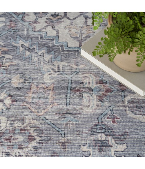 Nicole Curtis Machine Washable Series 1 Area Rug SR104 Black 9' x 12'