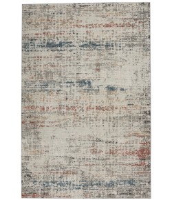 Nourison Home Rustic Textures RUS14 Light Grey Multi 5 ft. 3 in. X 7 ft. 3 in. Area Rug
