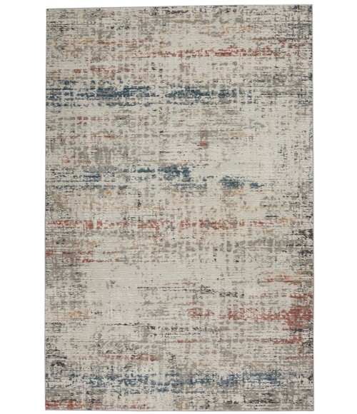 Nourison Rustic Textures Area Rug RUS14-Light Grey Multi