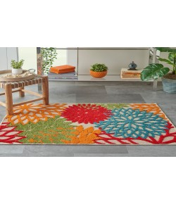 Nourison Aloha Green ALH05 2 ft. 8 in. X 4 ft. Rectangle Rug