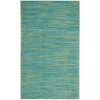 Nourison Nourison Essentials Blue Green NRE01 2 ft. 2 in. X 18 ft. Rectangle Rug