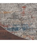 Nourison Rustic Textures Area Rug RUS11 Multicolor 5'3" Round