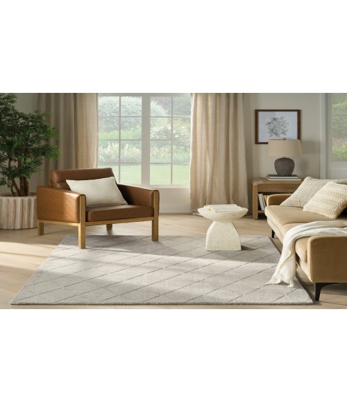 Nourison Wool Haven Grey WOH01 3 ft. 9 in. X 5 ft. 9 in. Rectangle Rug
