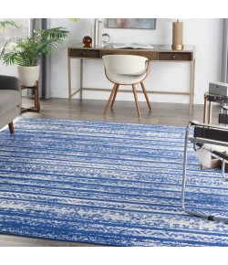 Nourison Whimsicle - Whs16 Navy Ivory Area Rug 7 ft. X 10 ft. Rectangle