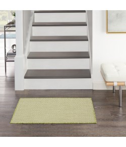 Nourison Courtyard - Cou01 Ivory Green Area Rug 2 ft. X 3 ft. Rectangle