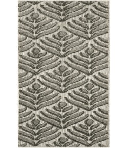 Nourison Aloha Charcoal ALH35 2 ft. X 6 ft. Rectangle Rug