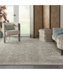 Nourison Euphoria - Eup05 Grey Area Rug 6 ft. 7 X 9 ft. 6 Rectangle