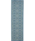Nourison Jubilant Runner Area Rug JUB06-Ivory/Blue