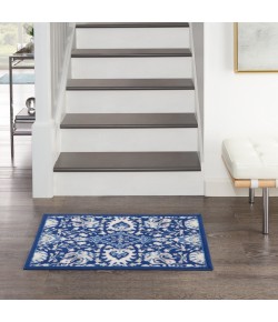 Nourison Whimsicle - Whs10 Navy Multicolor Area Rug 2 ft. X 3 ft. Rectangle