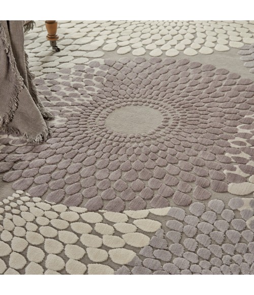 Nourison GRAPHIC ILLUSIONS Area Rug Nourison Graphic Illusions Area Rug GIL04-Grey