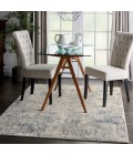 Nourison Rustic Textures Area Rug RUS07-Ivory/Grey-blue