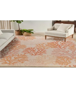 Nourison Garden Oasis Coral GOA05 9 ft. X 12 ft. Rectangle Rug
