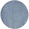 Nourison Essentials - Nre01 Blue Grey Area Rug 8 ft. X Round