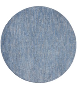 Nourison Essentials - Nre01 Blue Grey Area Rug 8 ft. X Round