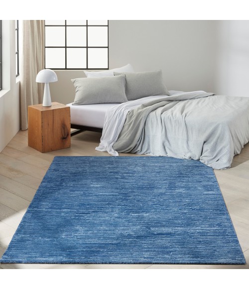 Calvin Klein Linear Area Rug LNR01 Blue